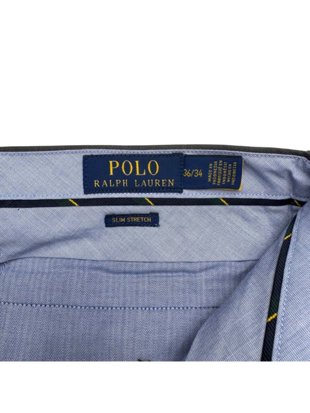 NWT $145 Polo Ralph Lauren Men's Stretch Slim Fit Gray Pants, Size 36x34 - Picture 7 of 11